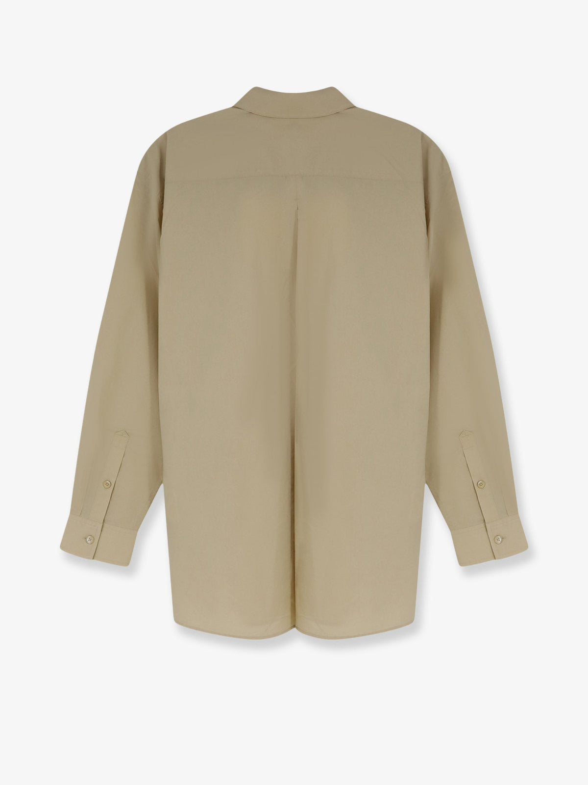 Toteme Classic Tumbled organic cotton shirt - Peanut