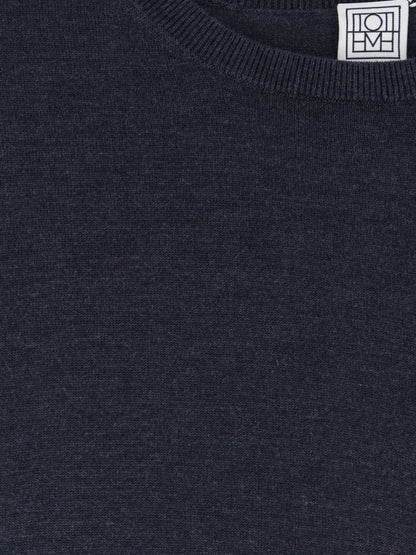 Toteme Lyocell and cashmere sweater - Charcoal Melange