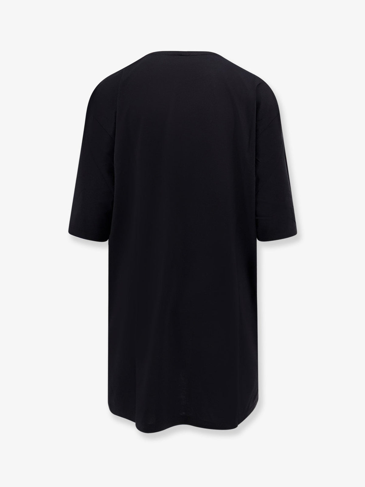Toteme Relaxed Tee lyocell and cotton short dress - Black