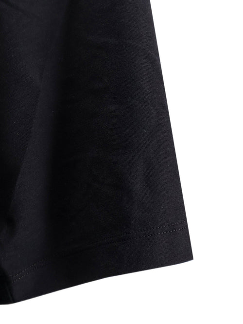 Toteme Relaxed Tee lyocell and cotton short dress - Black