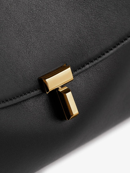 TOTEME - T-Lock Leather Shoulder Bag