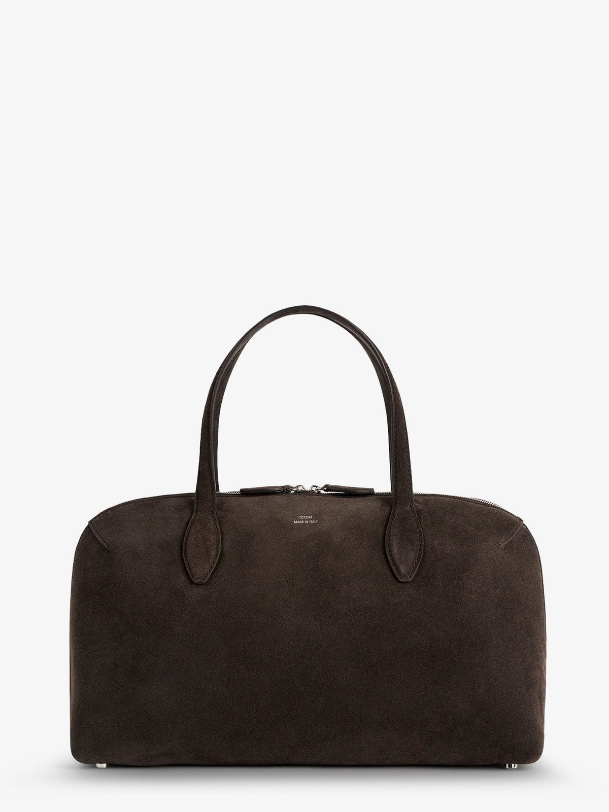 Toteme Day suede handbag - Brown