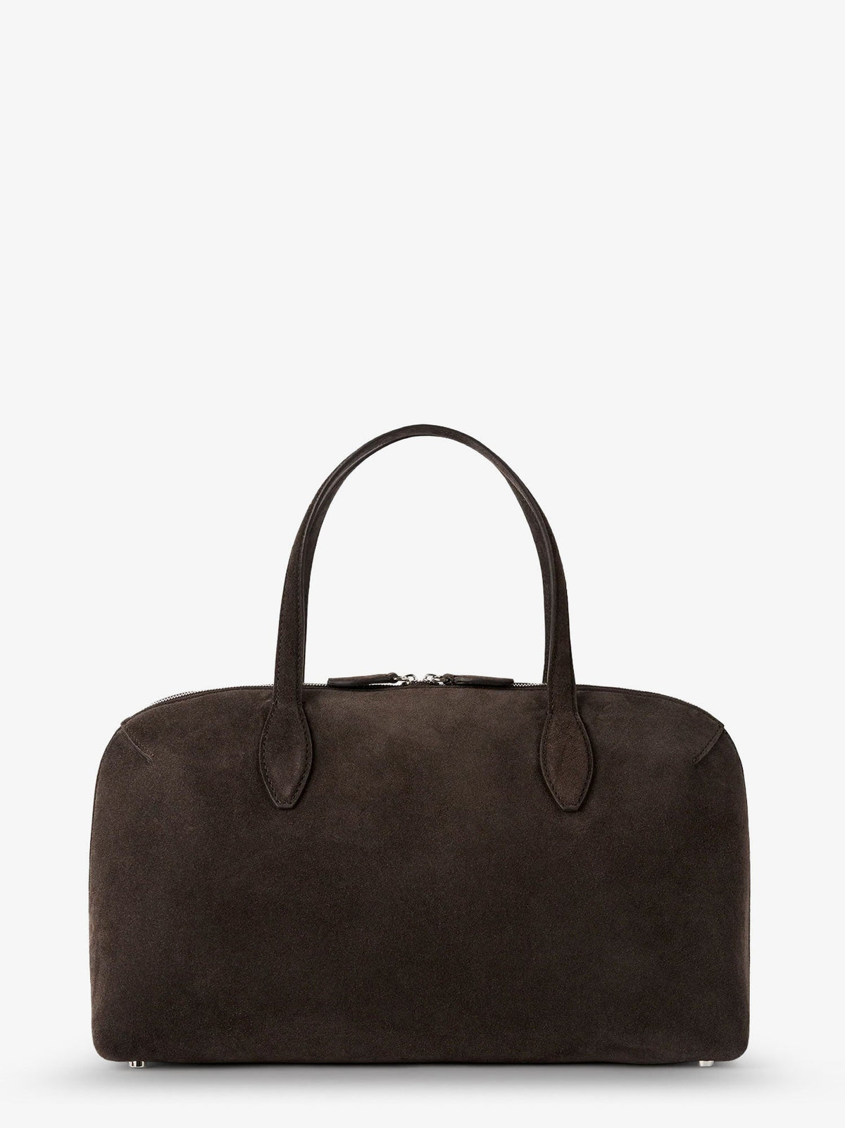Toteme Day suede handbag - Brown