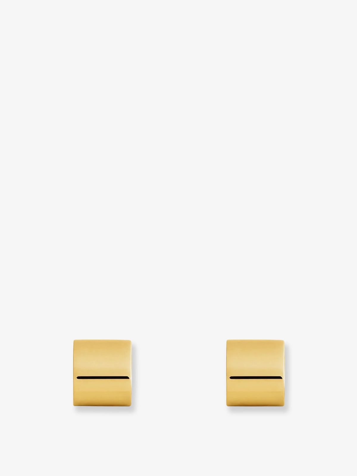 Toteme Brass Huggie Earrings - Gold
