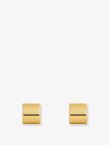 Toteme Brass Huggie Earrings - Gold