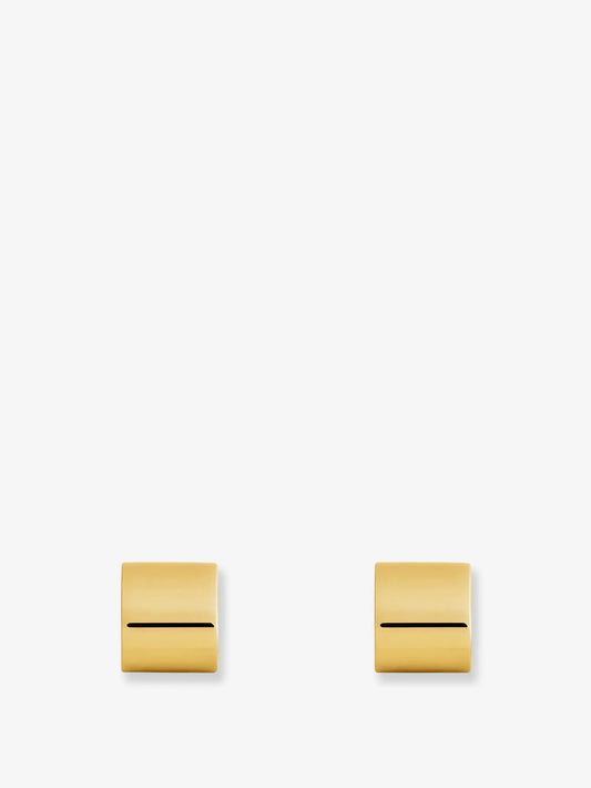 Toteme Brass Huggie Earrings