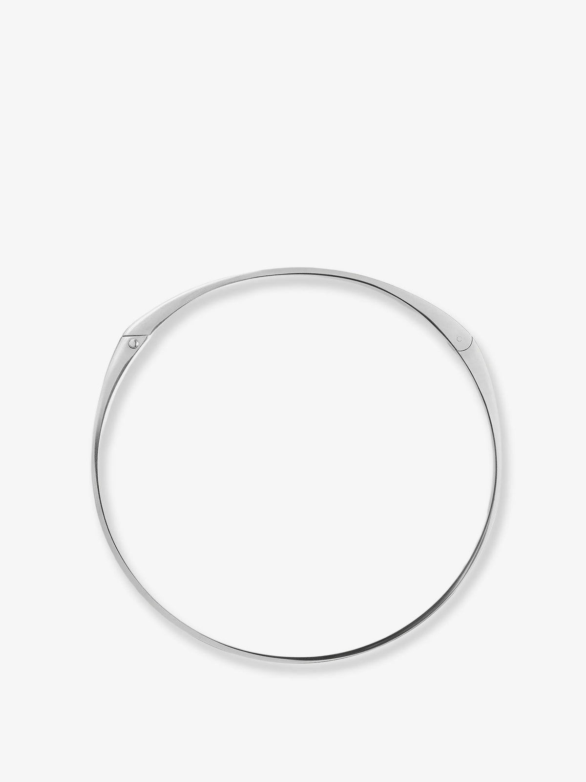 Toteme Signature Brass Necklace - Silver