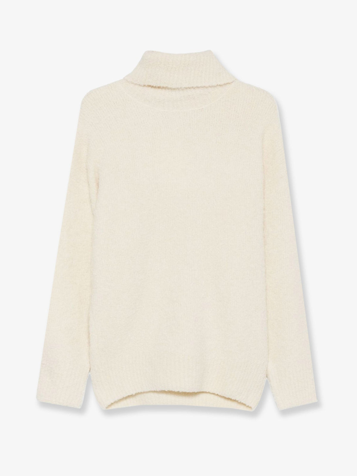 Toteme Bouclé alpaca blend turtleneck - Milk