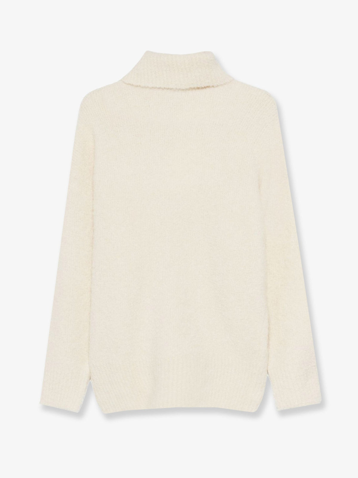 Toteme Bouclé alpaca blend turtleneck - Milk