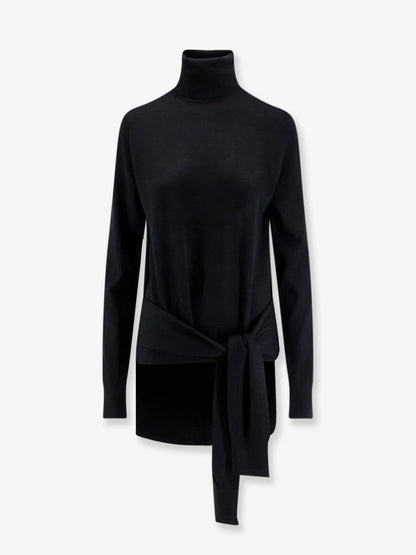 Toteme Wool and silk turtleneck - Black