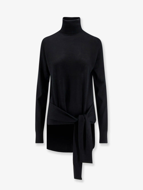 Toteme Wool and silk turtleneck - Black