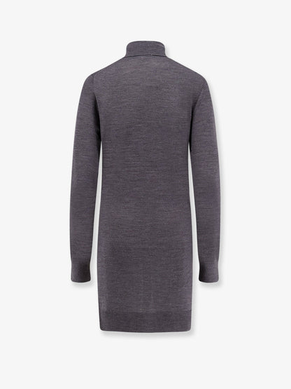 Toteme Wool and silk turtleneck - Mid Grey Melange