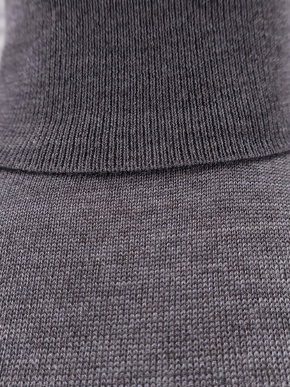 Toteme Wool and silk turtleneck - Mid Grey Melange