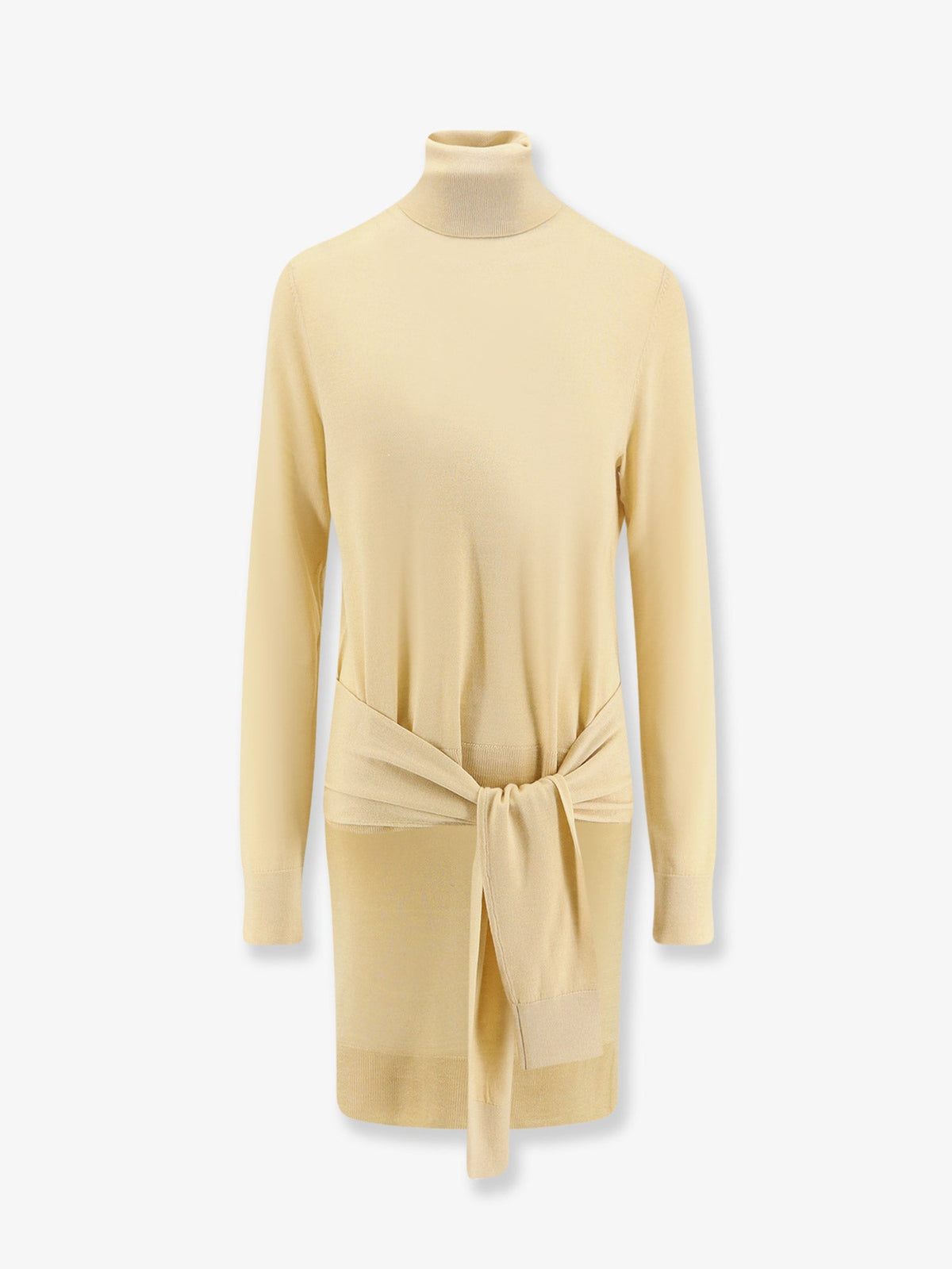 Toteme Wool and silk turtleneck - Champagne