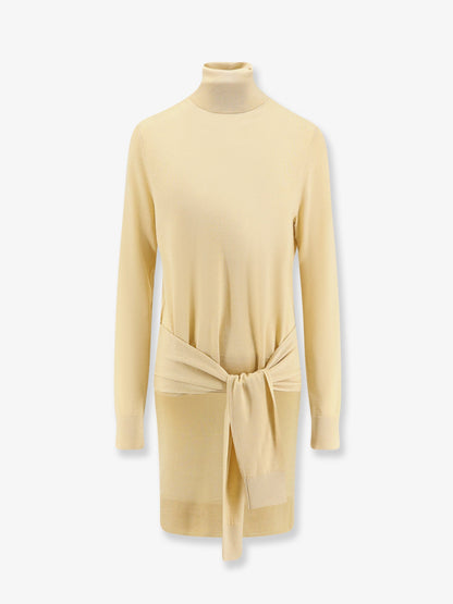 Toteme Wool and silk turtleneck - Champagne
