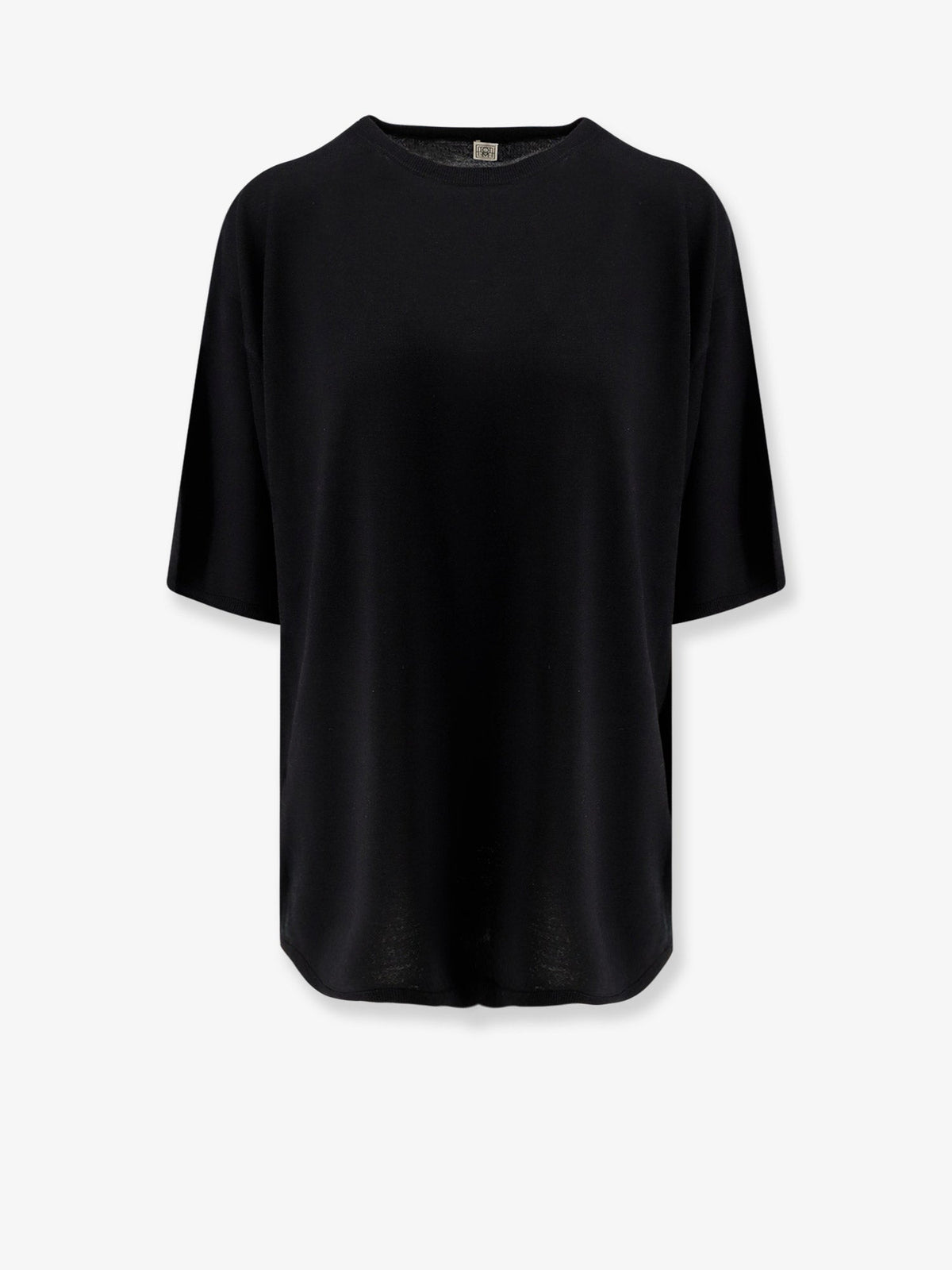 Toteme Longline wool blend sweater - Black