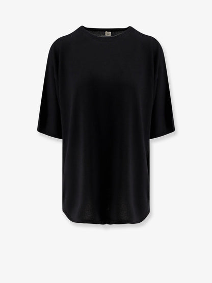 Toteme Longline wool blend sweater - Black