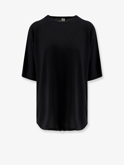Toteme Longline wool blend sweater - Black