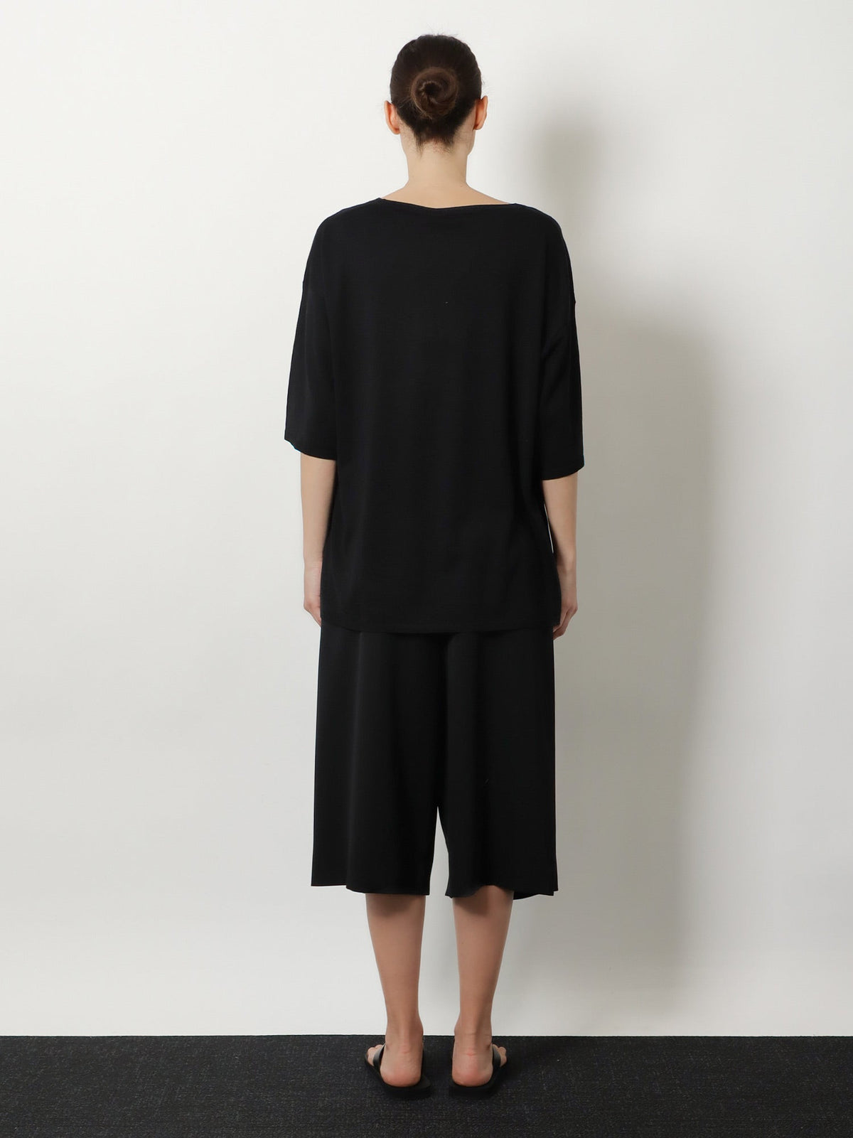Toteme Longline wool blend sweater - Black