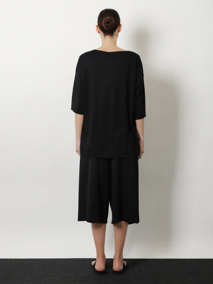 Toteme Longline wool blend sweater - Black