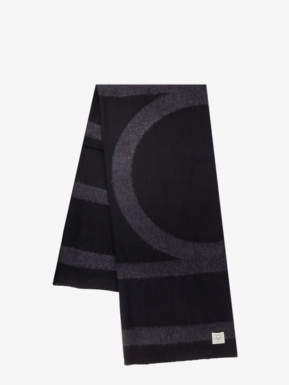 Toteme Wool and alpaca scarf - Black