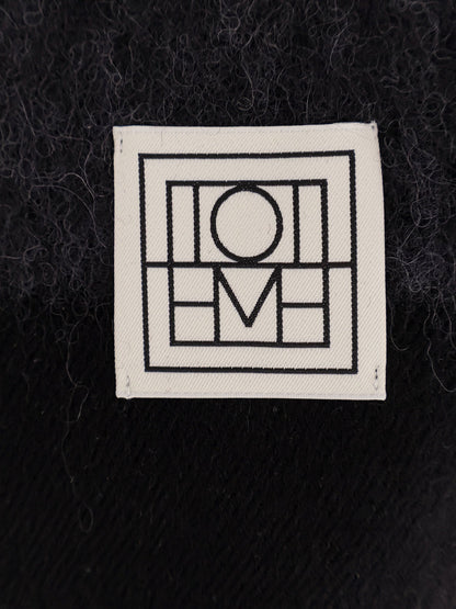 Toteme Wool and alpaca scarf - Black