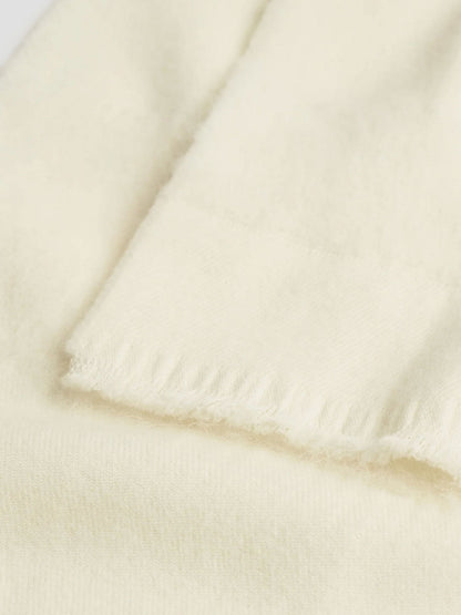 Toteme Virgin wool and alpaca scarf - Off-White