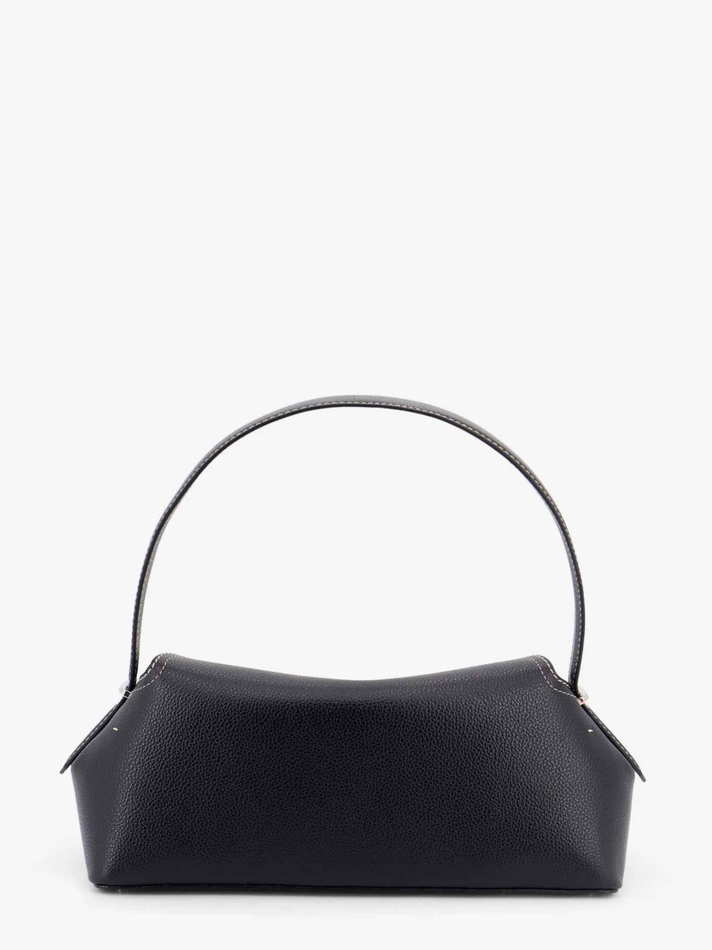 Toteme T Lock Hammered Leather Shoulder Bag