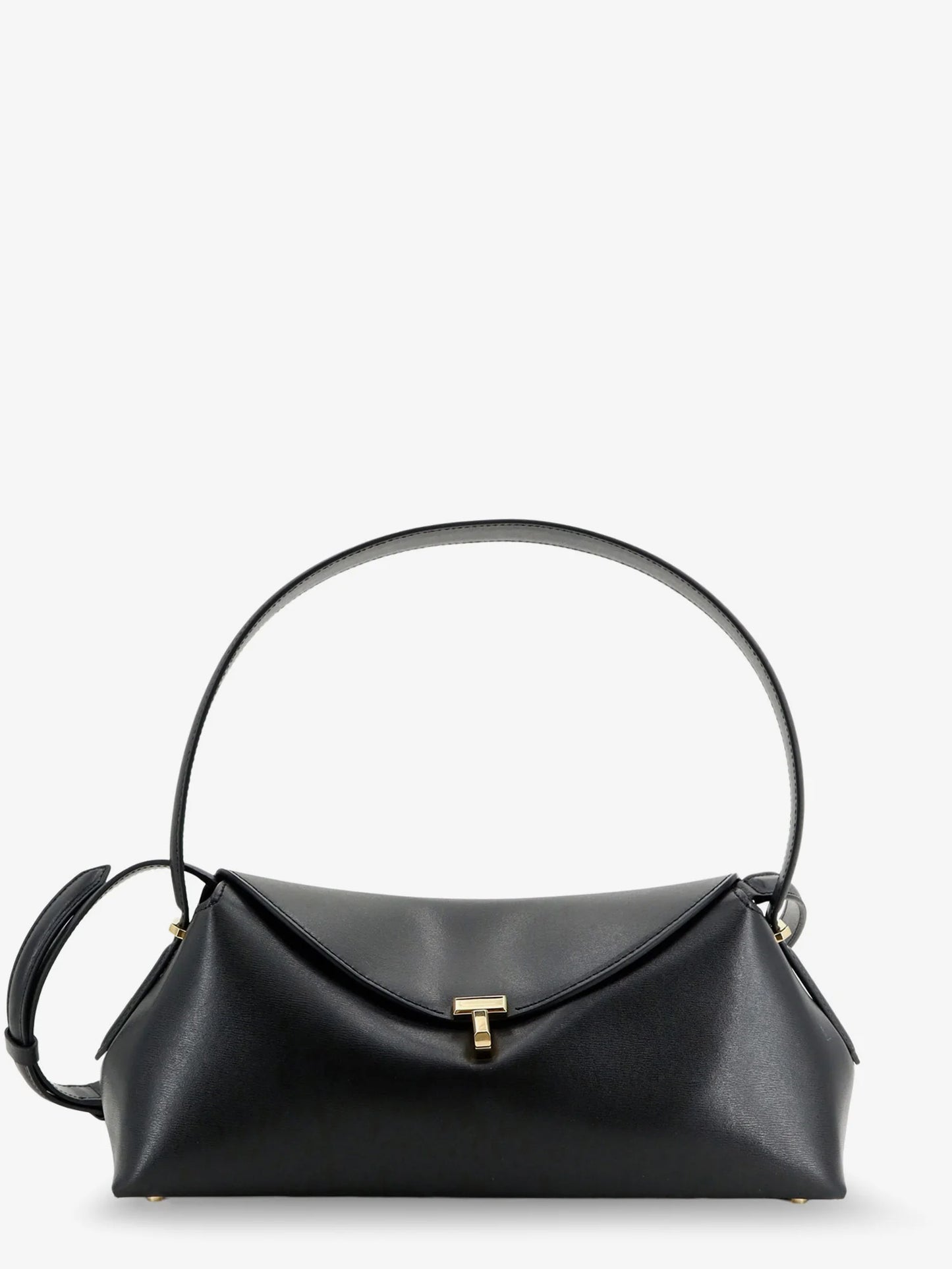 TOTEME - Hammered leather T-Lock shoulder bag