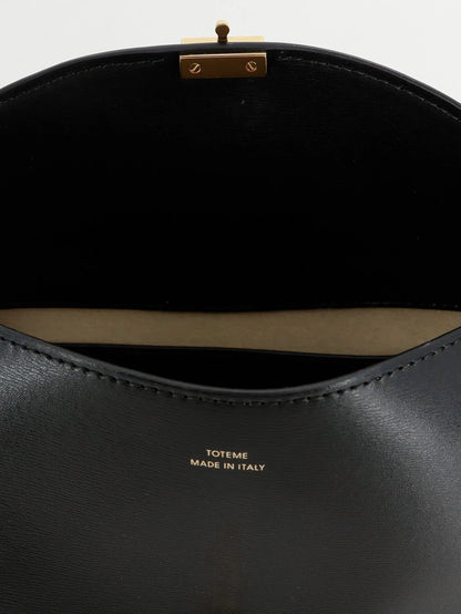 TOTEME - Hammered leather T-Lock shoulder bag