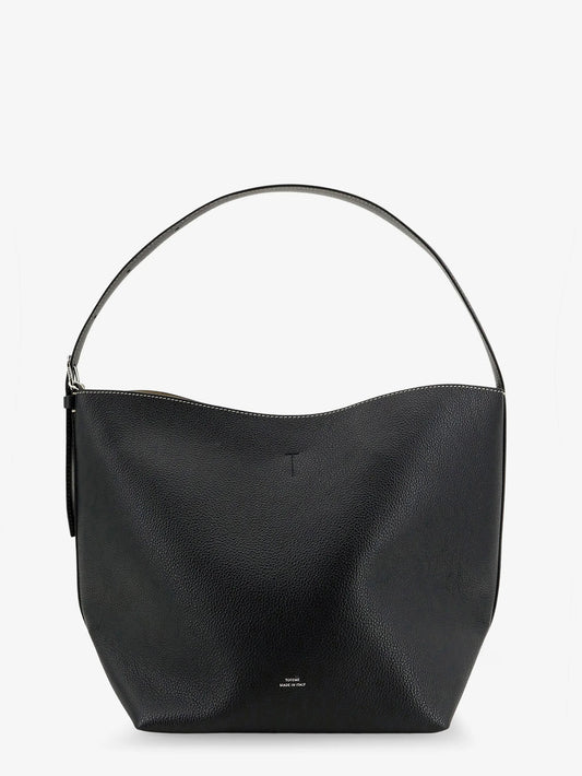 Toteme Medium Belted Hammered Leather Shouder Bag