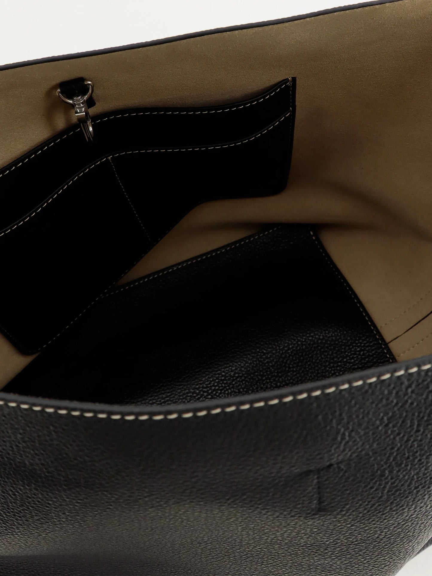 TOTEME - Medium Belted hammered leather shouder bag