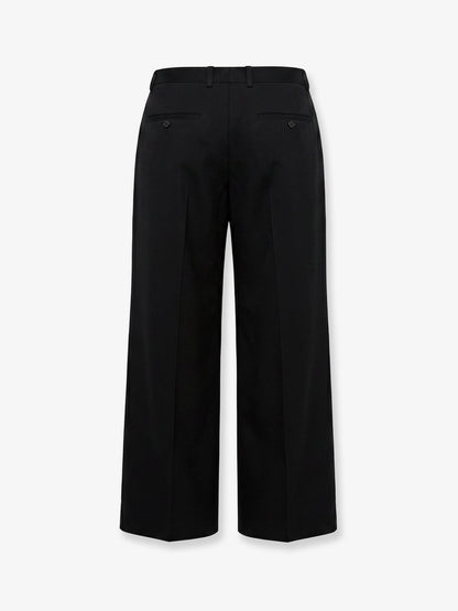 Toteme Single Pleat cotton trousers - Black