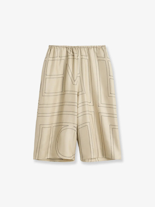 Toteme Organic Silk Bermuda Shorts