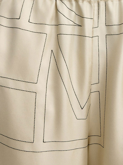 Toteme Organic Silk Bermuda Shorts