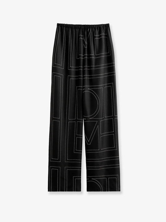 Toteme Pajamas Organic Silk Trousers