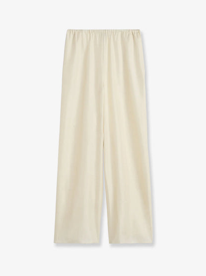 Toteme Pajamas Organic Silk Trousers