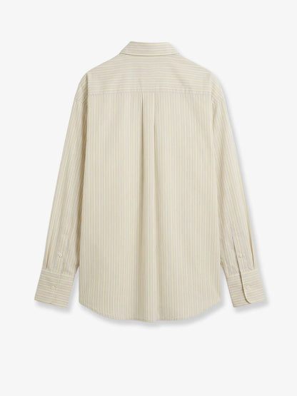 TOTEME - Viscose and silk blend shirt with striped pattern