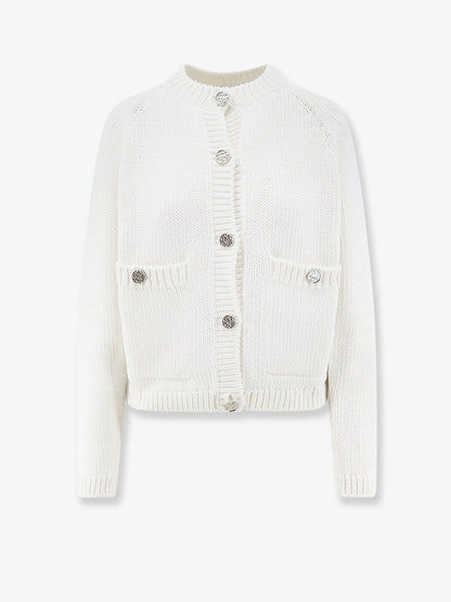 Toteme Organic cotton cardigan - White