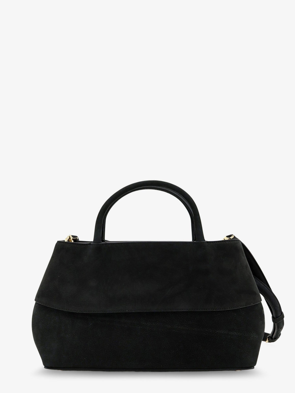 Toteme Mercer Small Leather Handbag - Black/Red