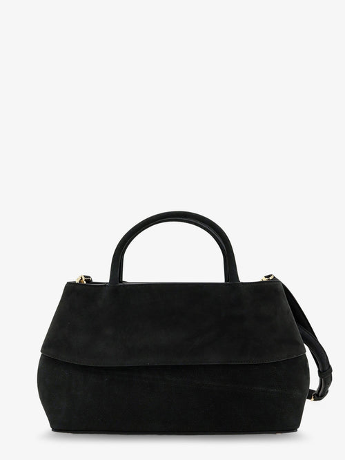 Toteme Mercer Small Leather Handbag - Black/Red