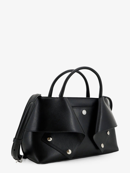 Toteme Mercer Small Leather Handbag - Black/Red