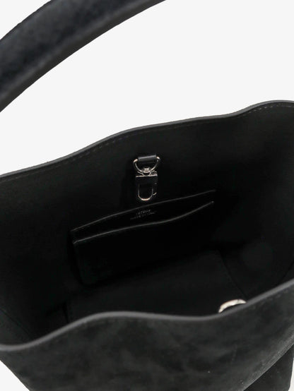 TOTEME - Small Belted suede handbag
