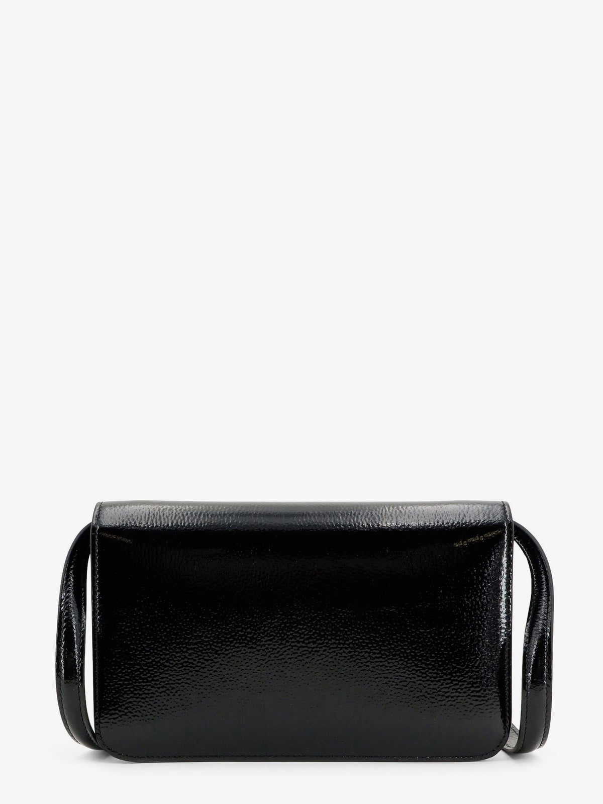 Toteme Patent T-Lock crossbody bag - Black