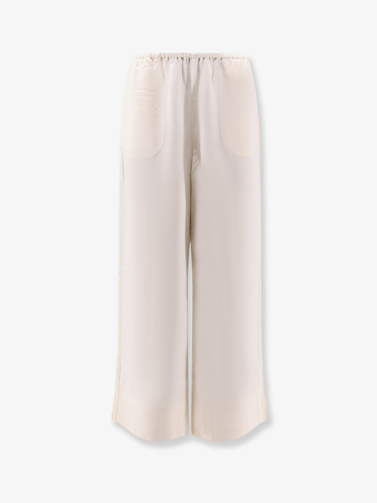 Toteme Viscose trousers - Ecru