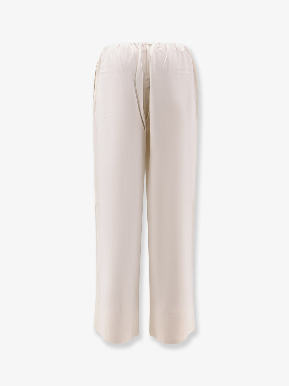 Toteme Viscose trousers - Ecru