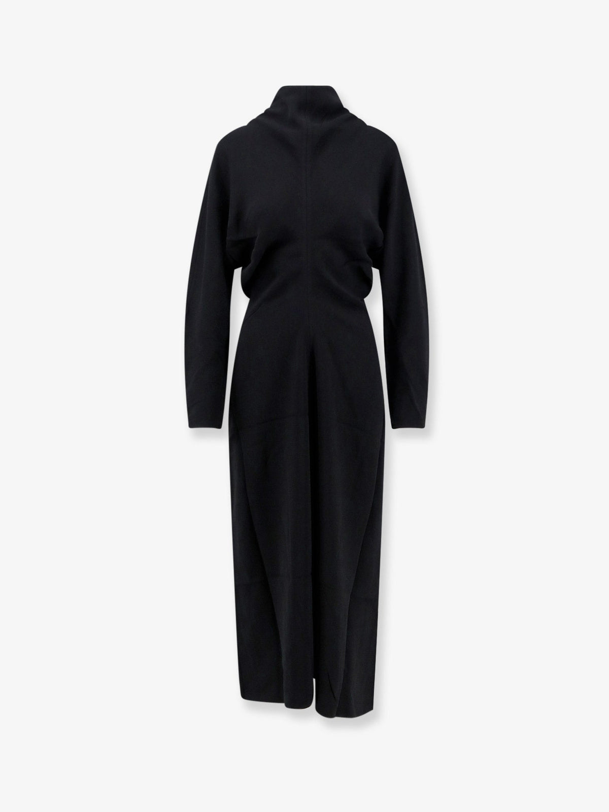 Toteme Viscose dress with scarf - Black