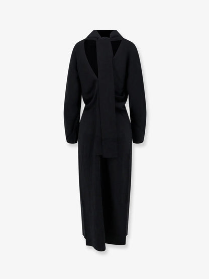 TOTEME - Viscose dress with scarf