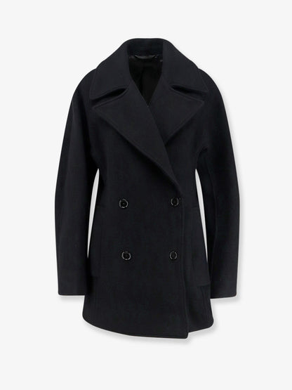Toteme Wool and cashmere blend coat - Black