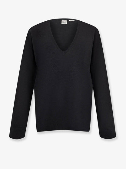Toteme Lyocell and cashmere blend sweater - Charcoal Melange